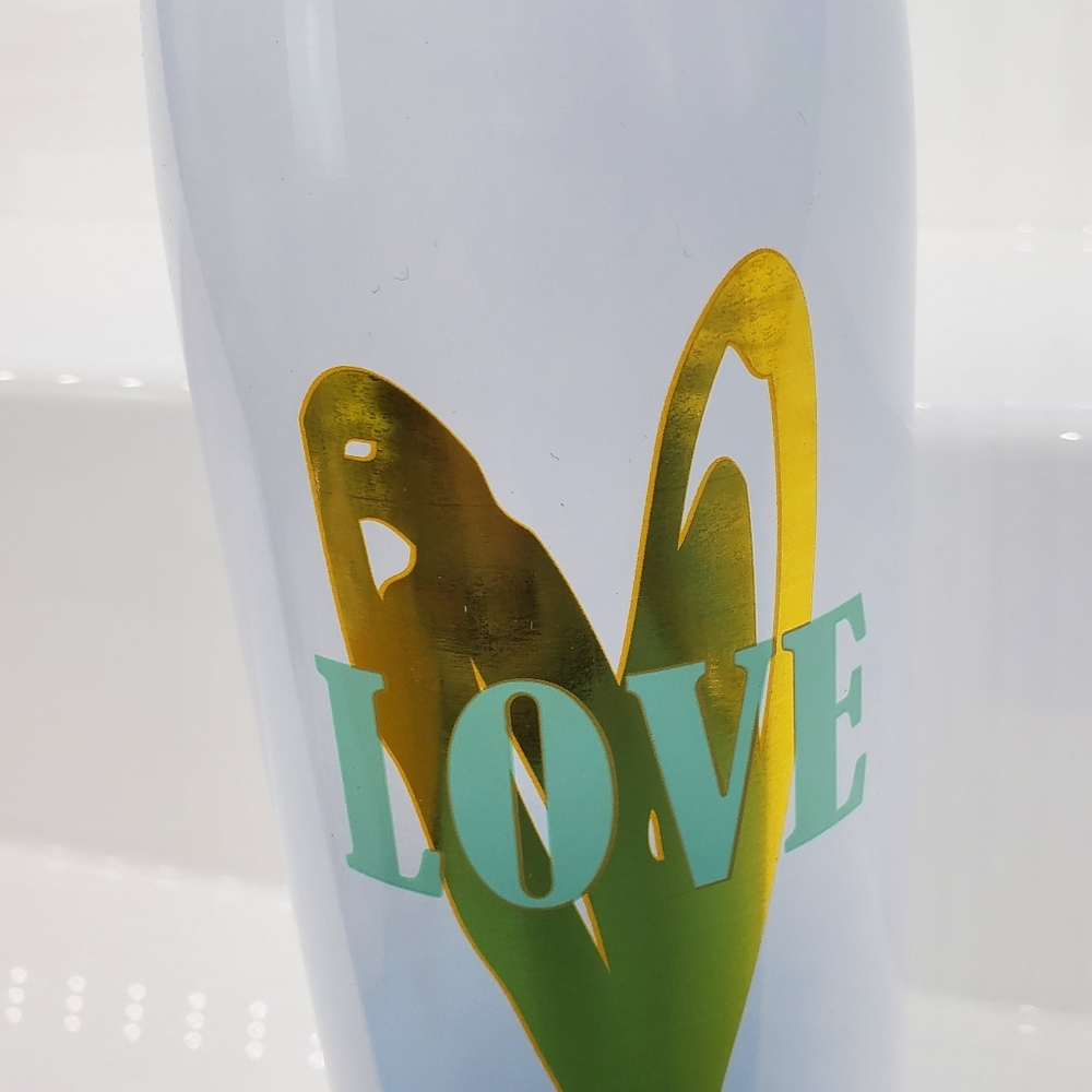 Tri-Coastal design metal water Bottle  beautiful colors 16 oz. New. (T1)